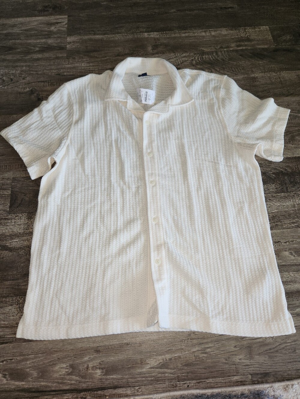 J.Crew Factory Men's Short-Sleeve Textured Camp Shirt